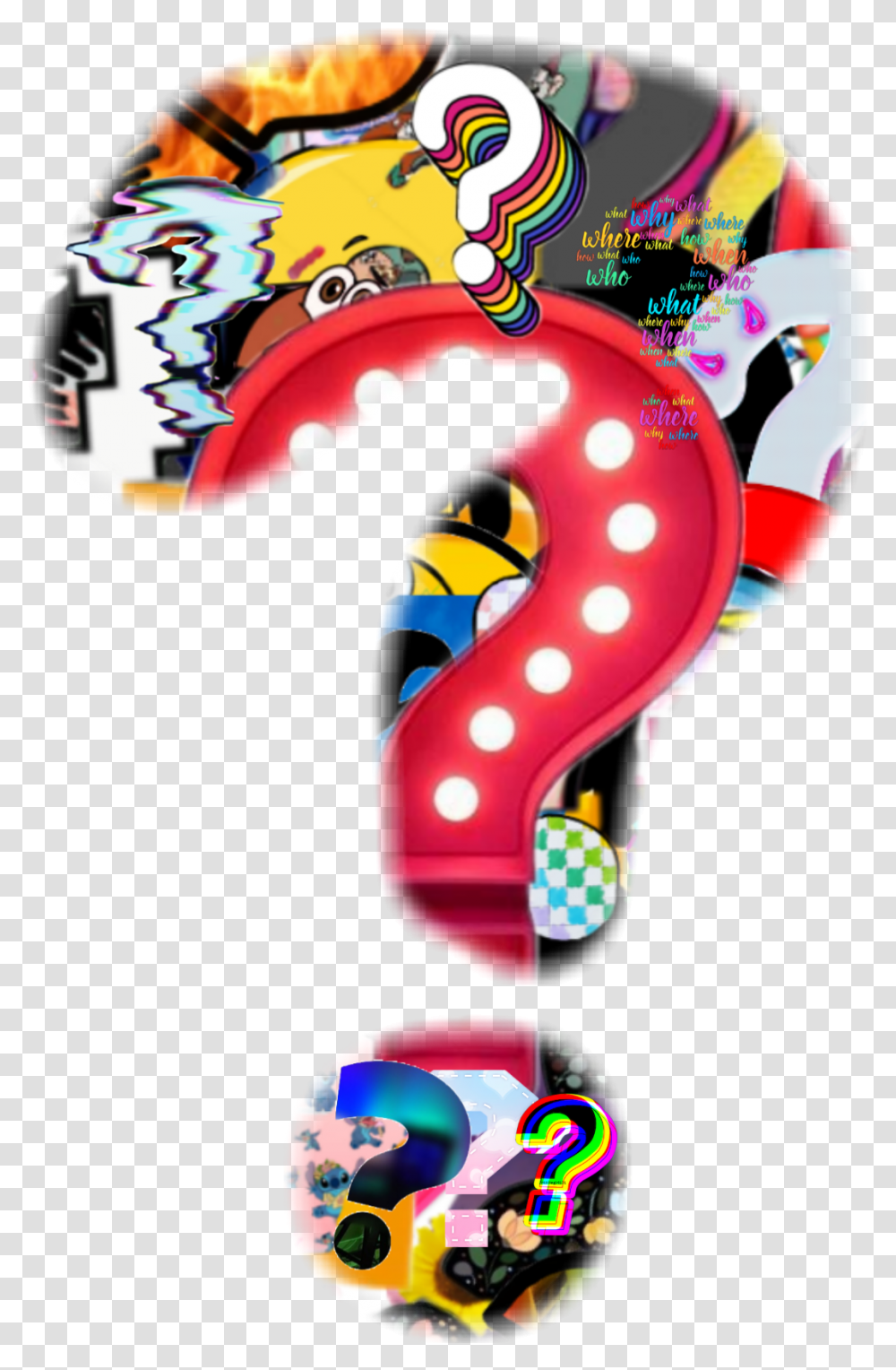 To The Question Mark Challenge Questionmark Illustration, Graphics, Art, Pillow, Text Transparent Png