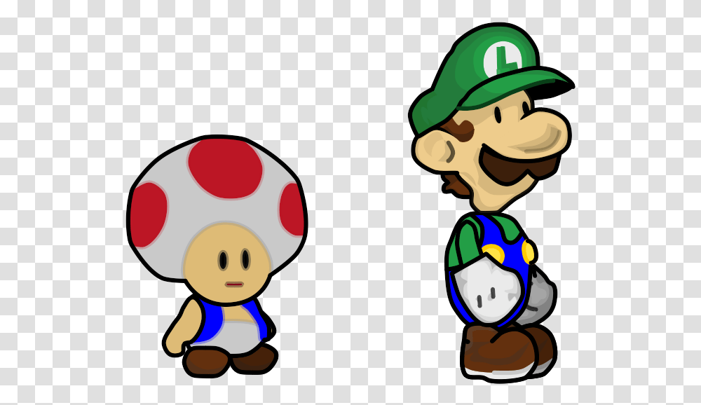 Toad And Luigi From The Super Mario Series By Nintendo Cartoon, Hat, Apparel, Elf Transparent Png