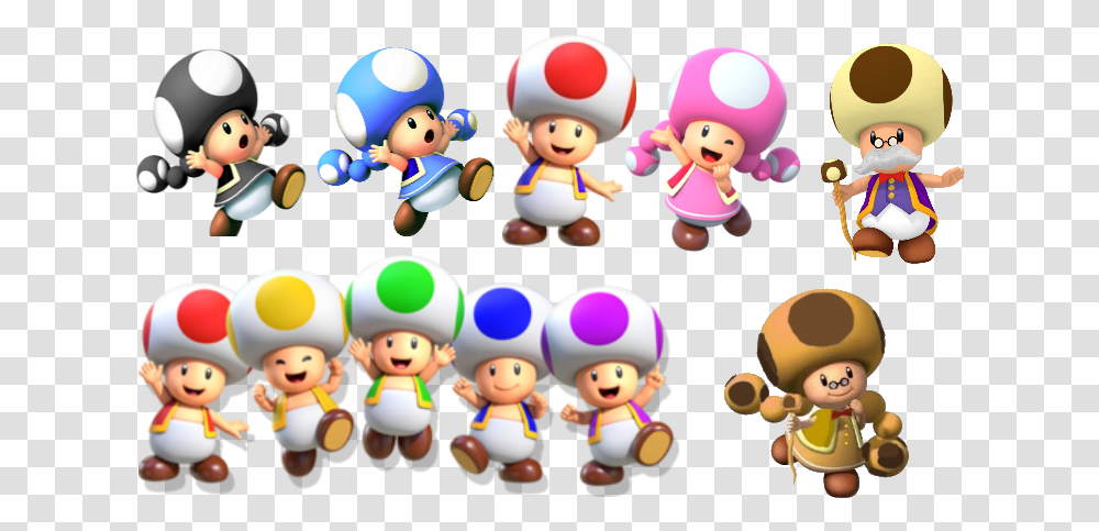 Toads Toads Mario, Doll, Toy, Super Mario Transparent Png