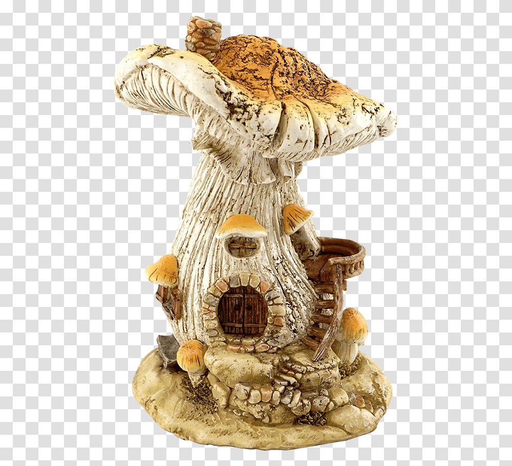 Toadstool Fairy Garden House Figurine, Plant, Mushroom, Fungus, Agaric Transparent Png