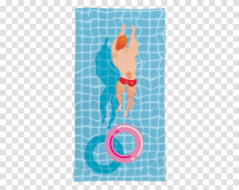 Toalha Pool Party De Ivo Caralhactusna Illustration, Water, Swimming, Sport, Person Transparent Png