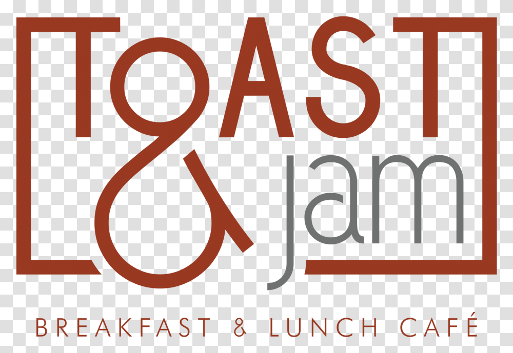 Toast Amp Jam Logo Final, Alphabet, Number Transparent Png