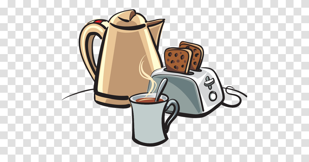 Toast Clipart Cereal, Appliance, Coffee Cup, Pot, Kettle Transparent Png