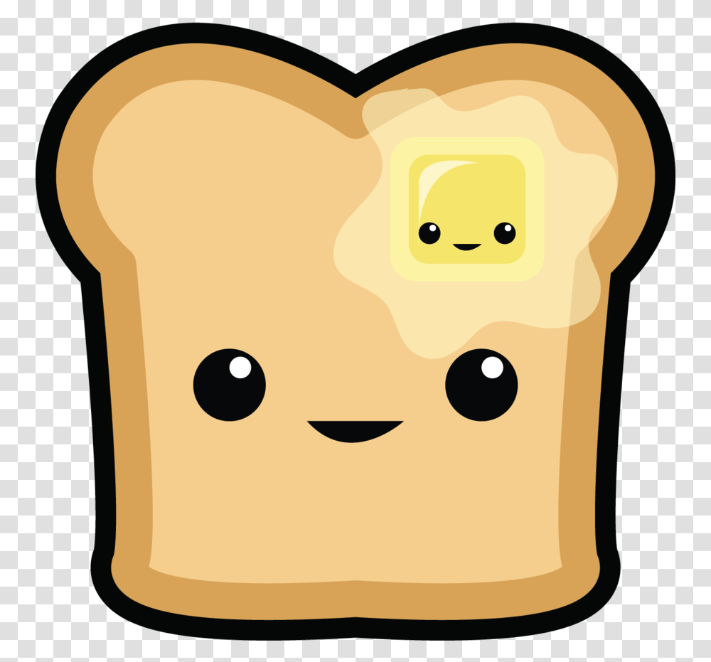 Toast Clipart Cute, Sweets, Food, Confectionery, Bread Transparent Png