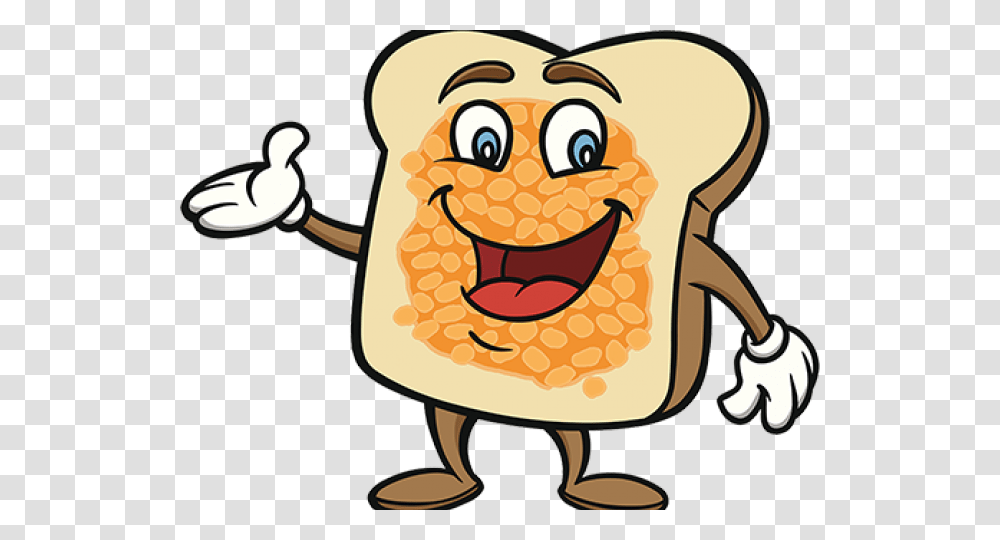 Toast Clipart Happy, Food, Plant, Eating, Meal Transparent Png