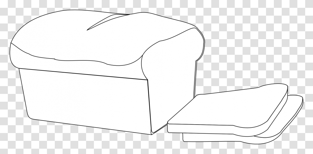 Toast Clipart Sliced Bread, Furniture, Couch, Box, Cushion Transparent Png