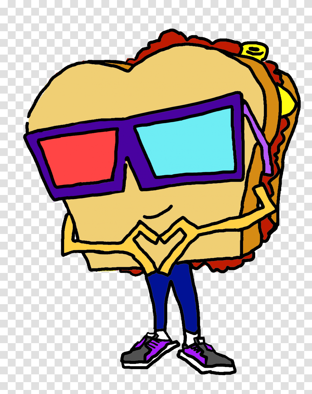 Toast Monster, Costume, Goggles Transparent Png