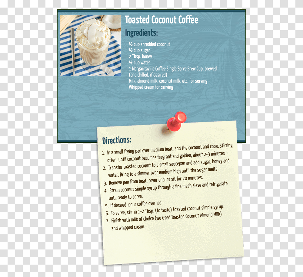 Toasted Coconut Coffee Ladybug, Ice Cream, Dessert, Food, Creme Transparent Png