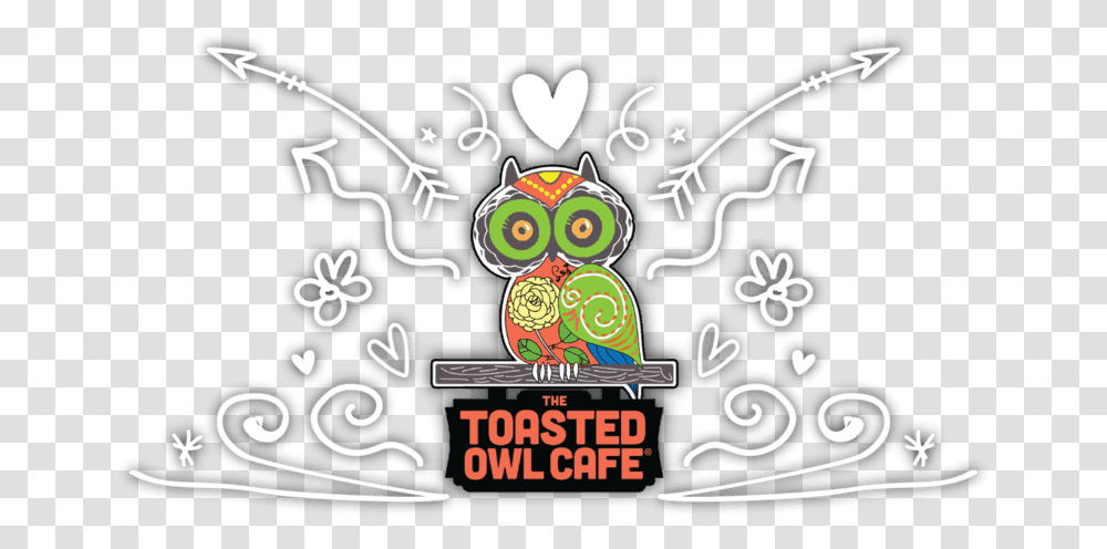 Toasted Owl Main Logo Illustration, Label Transparent Png