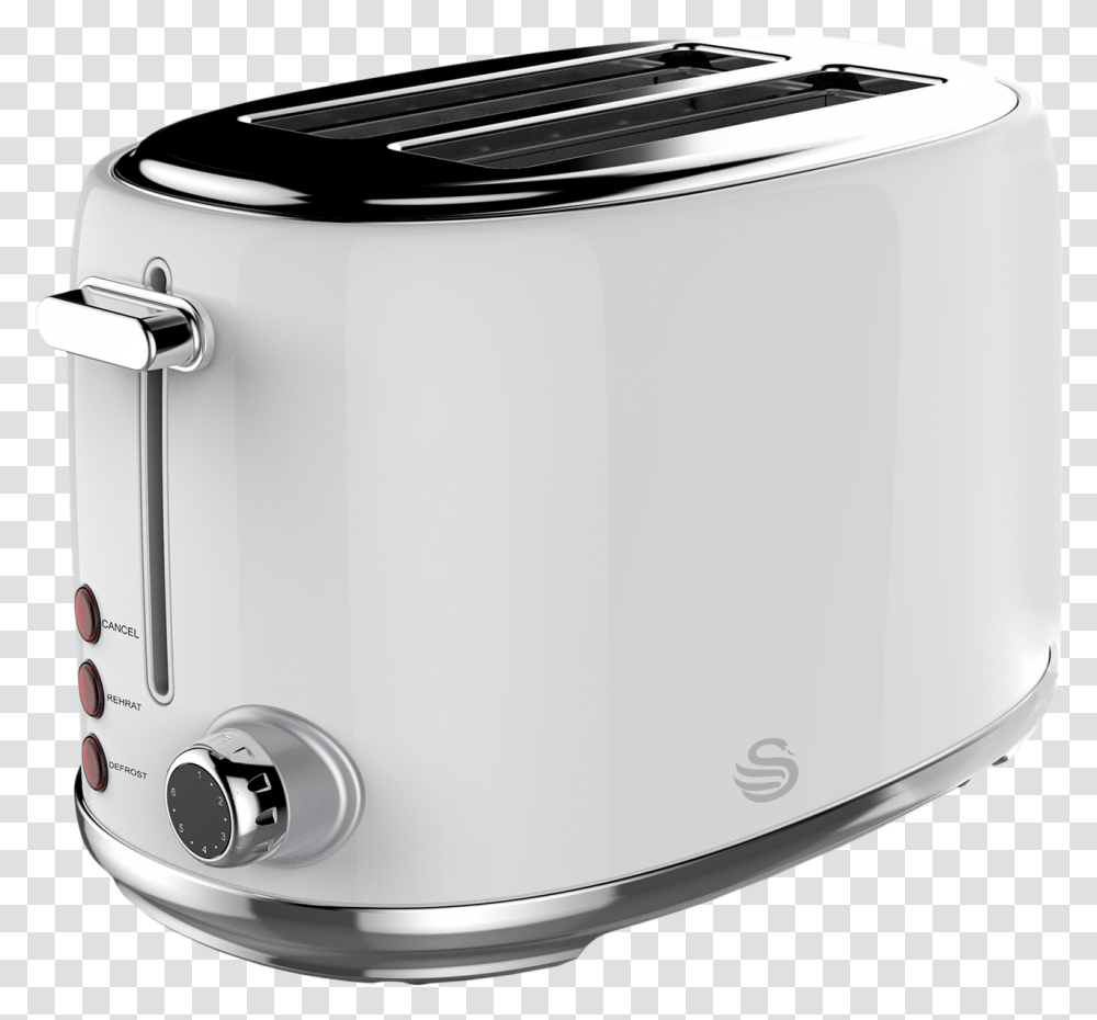 Toaster 2 Slice White, Appliance, Sink Faucet, Cooker, Pot Transparent Png