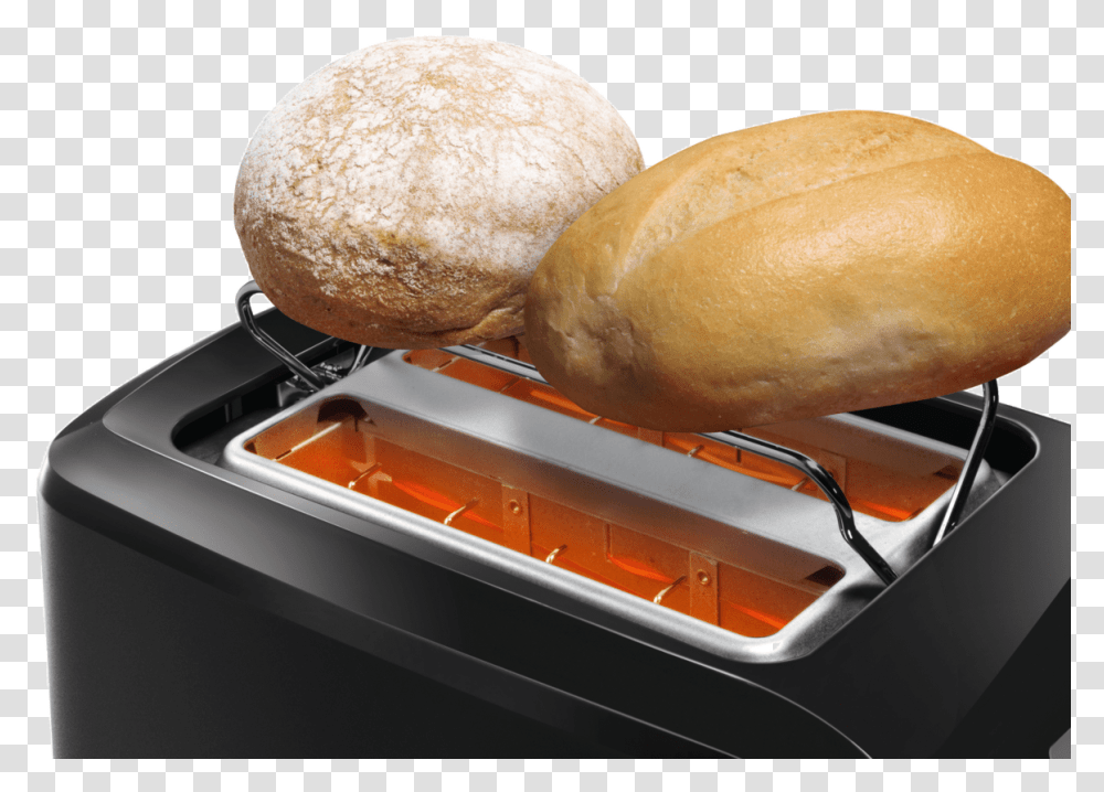 Toaster, Bread, Food, Bun, Burger Transparent Png