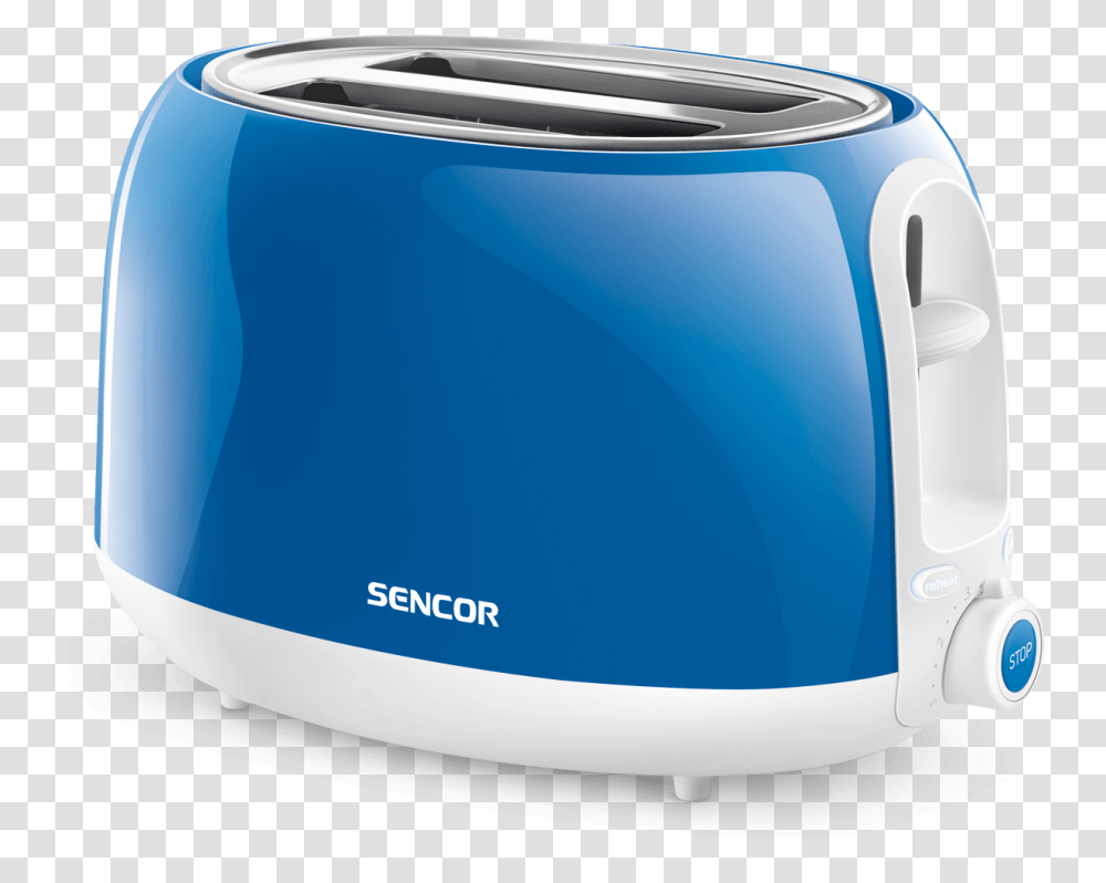 Toaster Sencor Blue Toaster, Appliance, Kettle, Pot Transparent Png