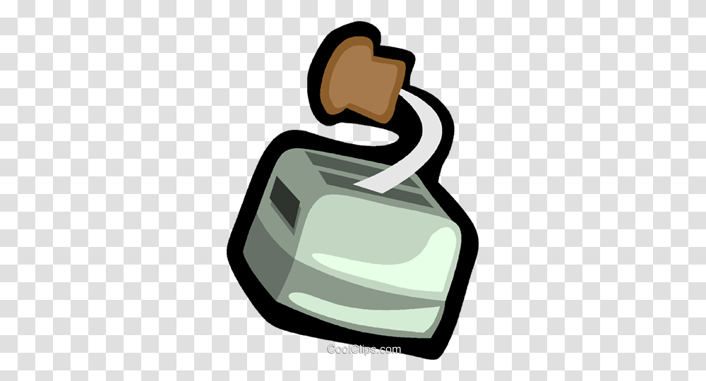 Toaster Toast Royalty Free Vector Clip Art Illustration, Cushion, Headrest, Cowbell, Paper Transparent Png