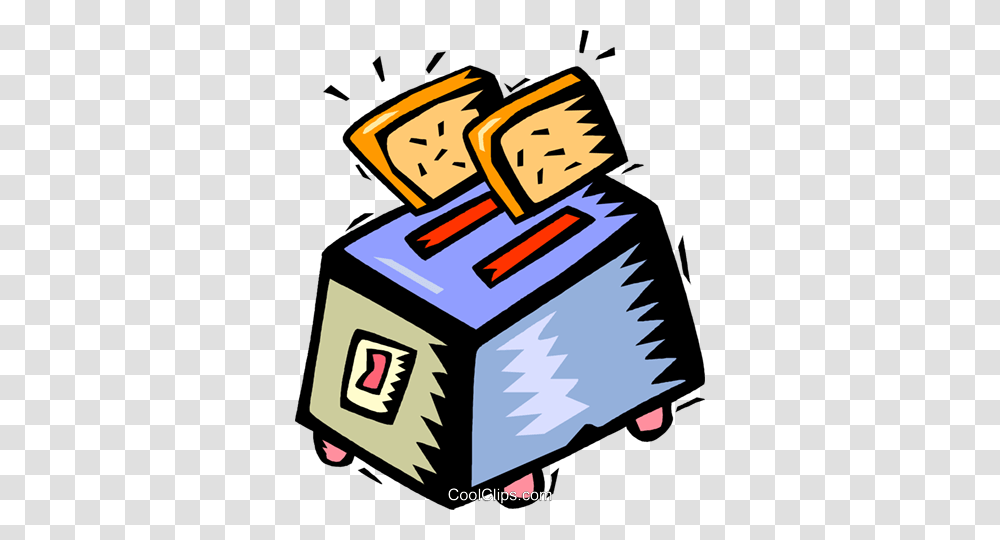 Toaster With Two Pieces Of Toast Royalty Free Vector Clip Art, Paper, Dynamite, Bomb, Weapon Transparent Png