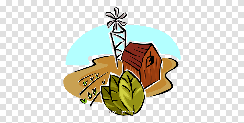 Tobacco Farm Royalty Free Vector Clip Art Illustration, Housing, Building, Outdoors, Plant Transparent Png
