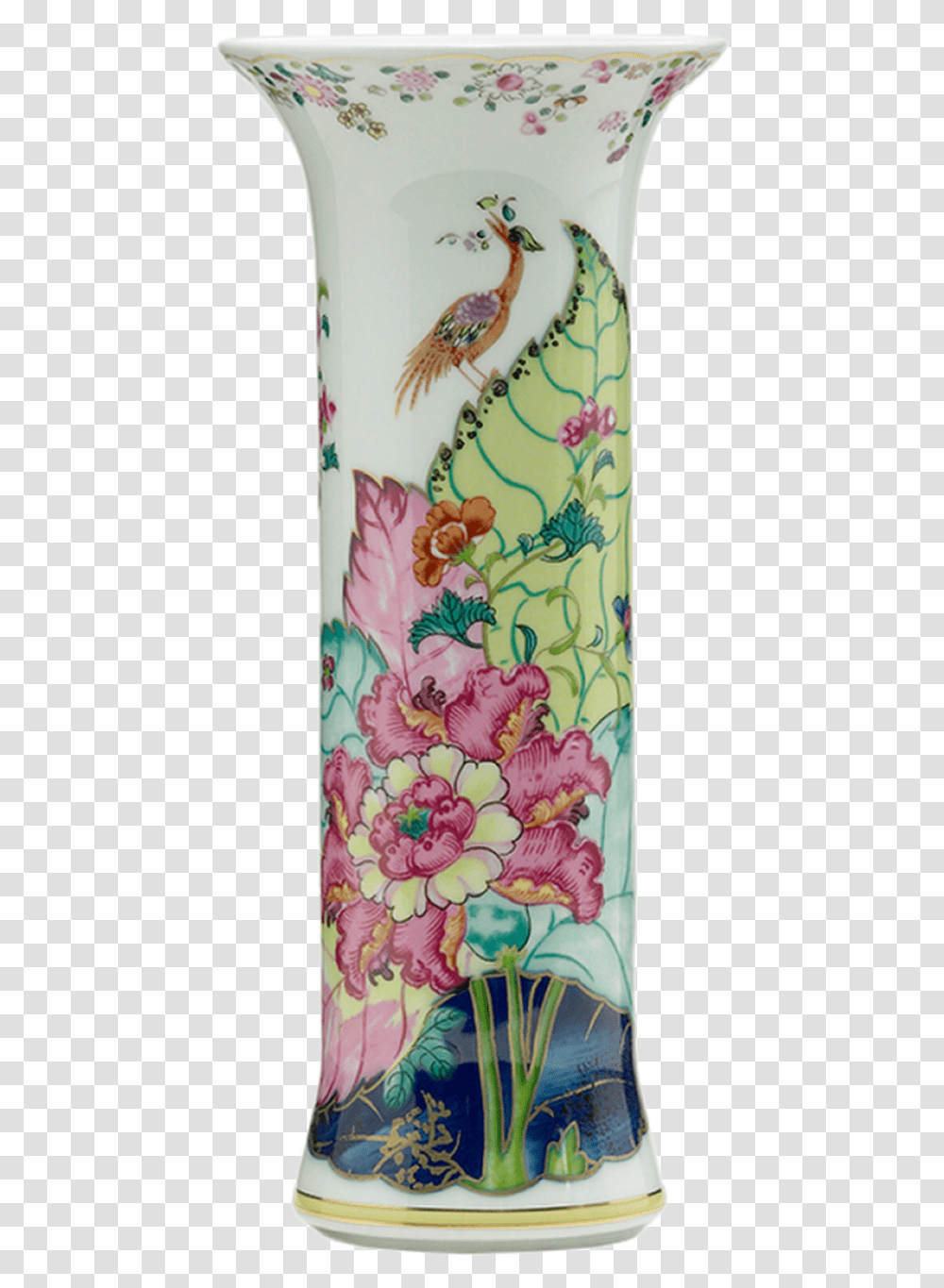 Tobacco Leaf Trumpet Vase Vase, Bird, Animal, Floral Design, Pattern Transparent Png