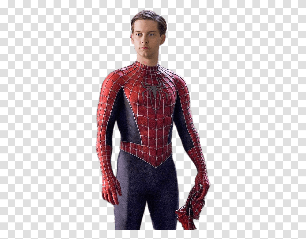Tobey Maguire Spider Man Clip Arts Spider Man Tobey Maguire, Person, Sleeve, Plot Transparent Png