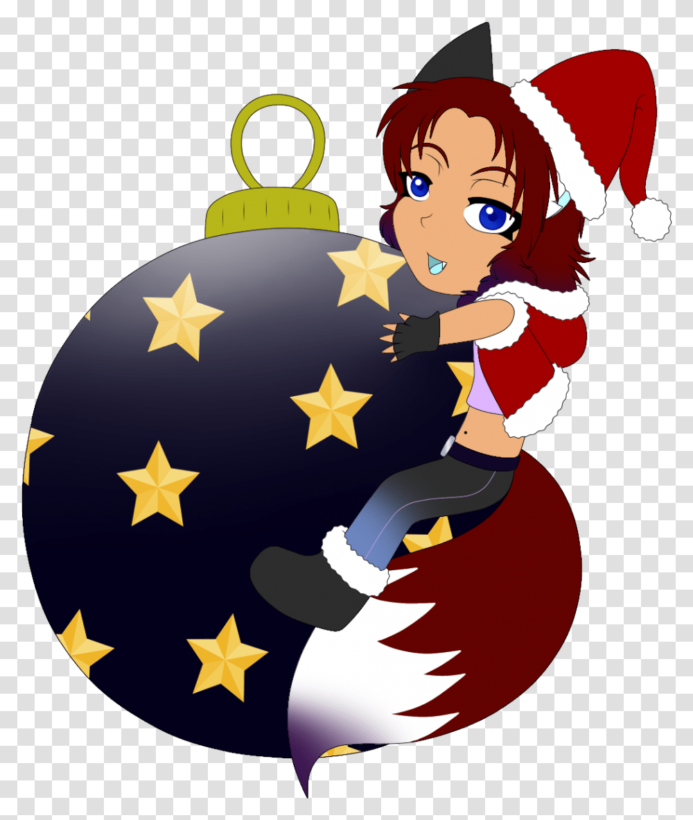 Tobi Christmas Ball Chibi Cartoon, Star Symbol, Elf Transparent Png