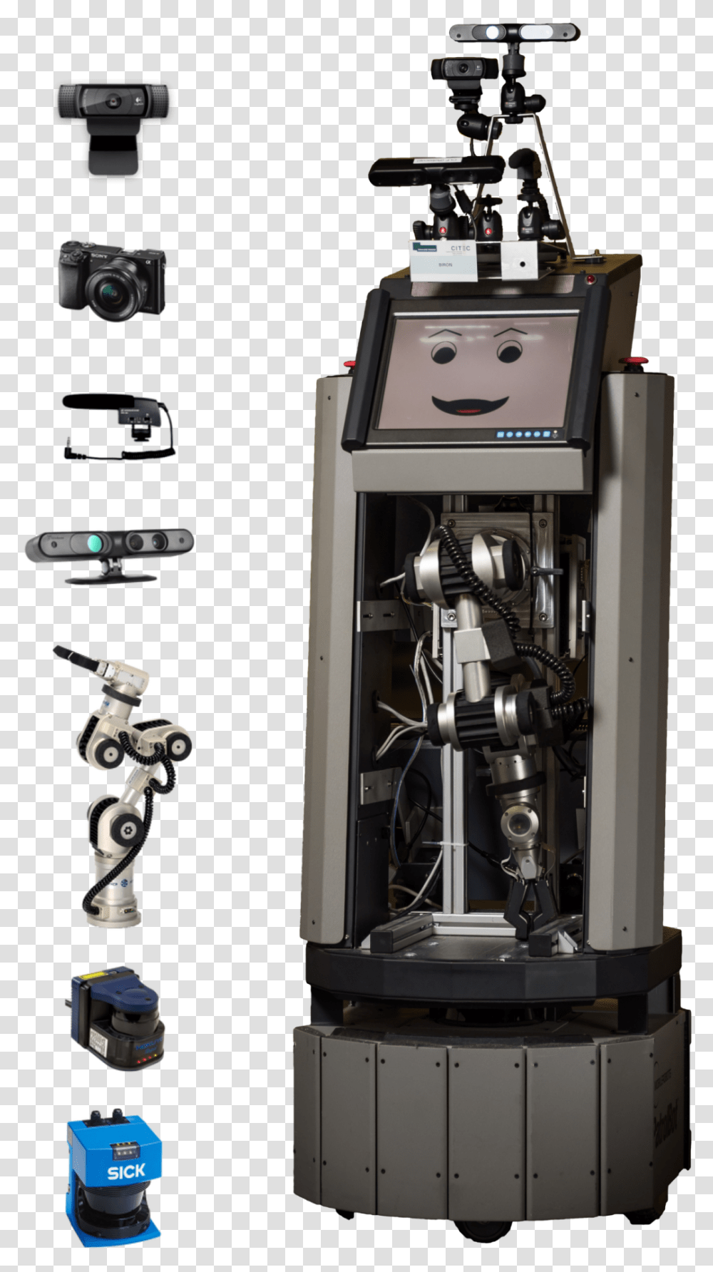 Tobi Platform Tobi Robocup Home, Machine, Camera, Electronics, Robot Transparent Png