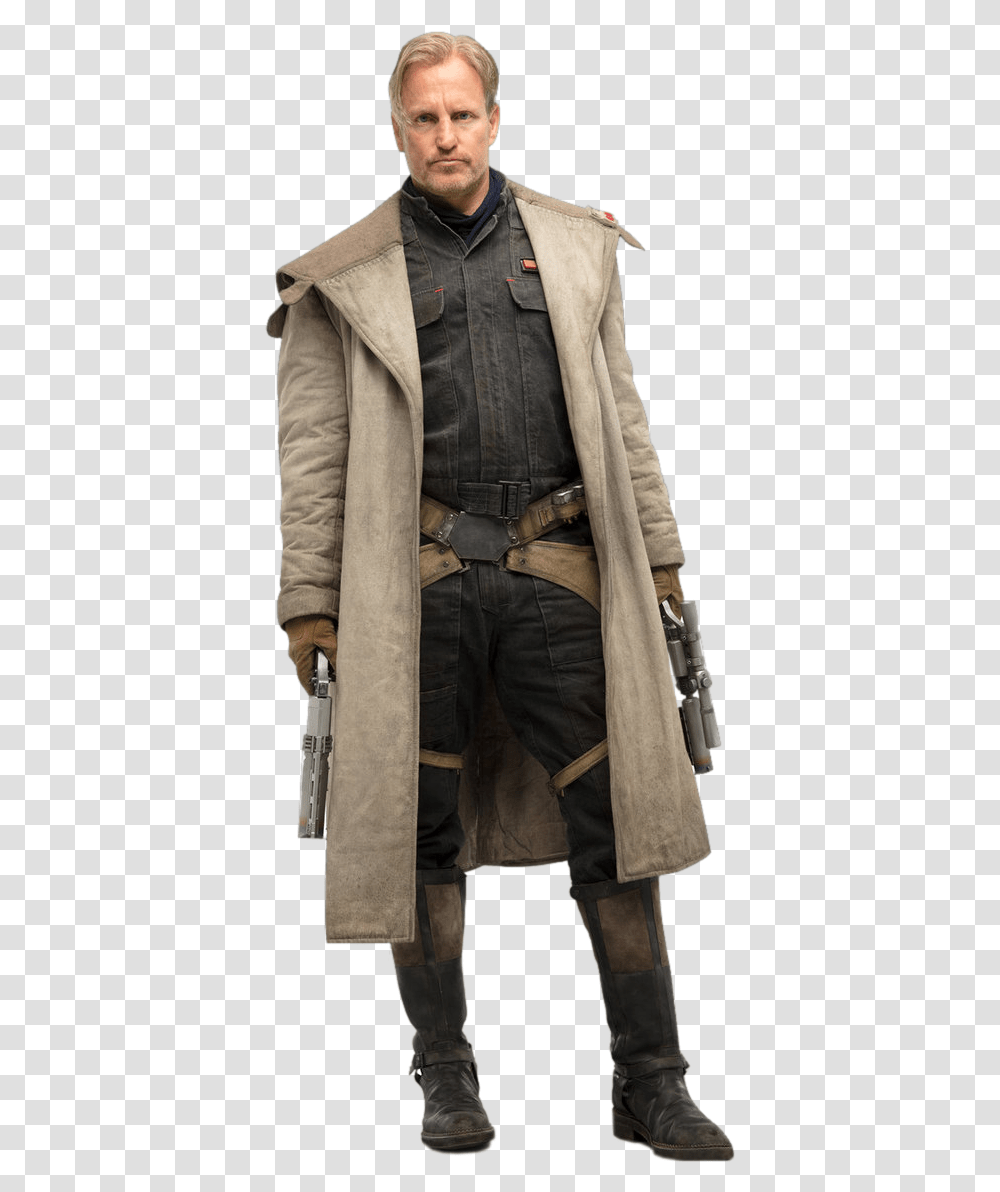 Tobias Beckett Solo A Star Wars Story Cut Out Characters Star Wars Tobias Beckett, Clothing, Apparel, Overcoat, Trench Coat Transparent Png