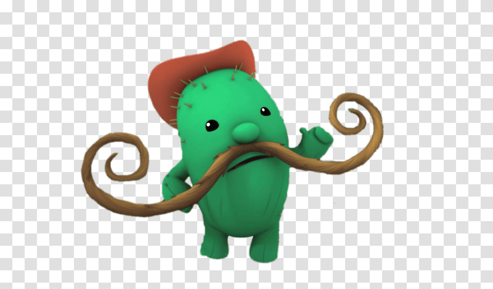 Tobias P Cactus With Long Mustache, Green, Toy, Elf, Figurine Transparent Png
