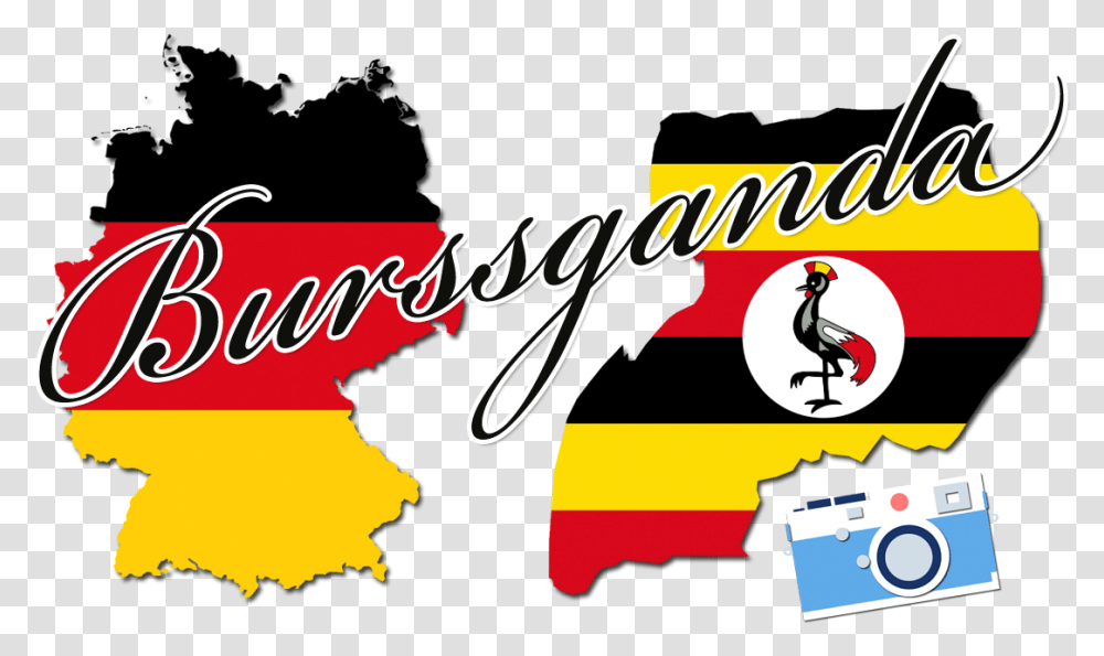Tobias Weltwaerts In Uganda Germany Flag Map, Label, Alphabet, Penguin Transparent Png