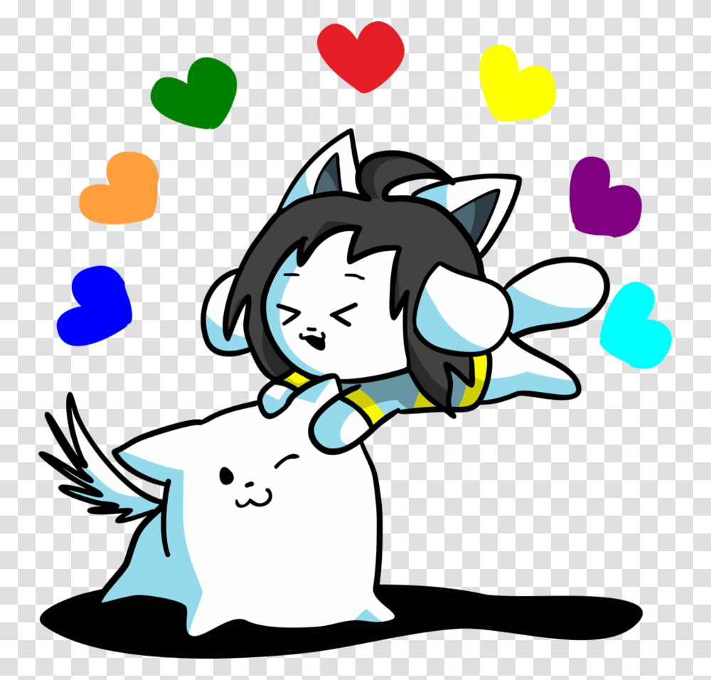 Toby And Temmie, Paper, Drawing Transparent Png