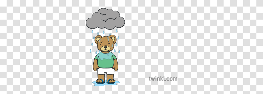 Toby The Teddy Bear With Rain Cloud No Background Soft Toy Cartoon, Outdoors, Plant, Nature, Elf Transparent Png