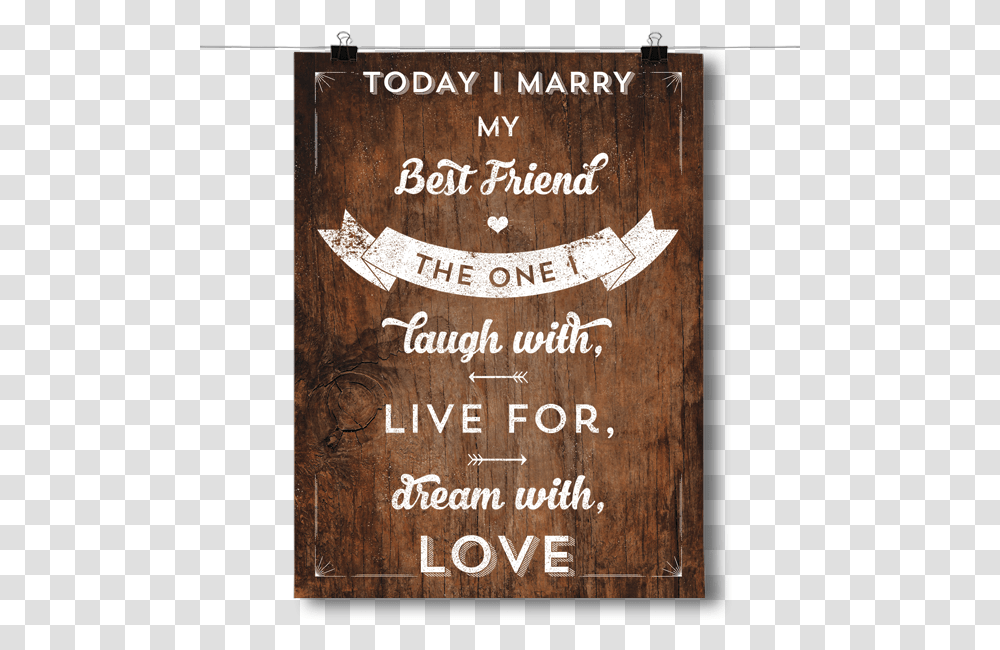 Today I Marry My Best Friend Banner, Advertisement, Poster, Flyer Transparent Png