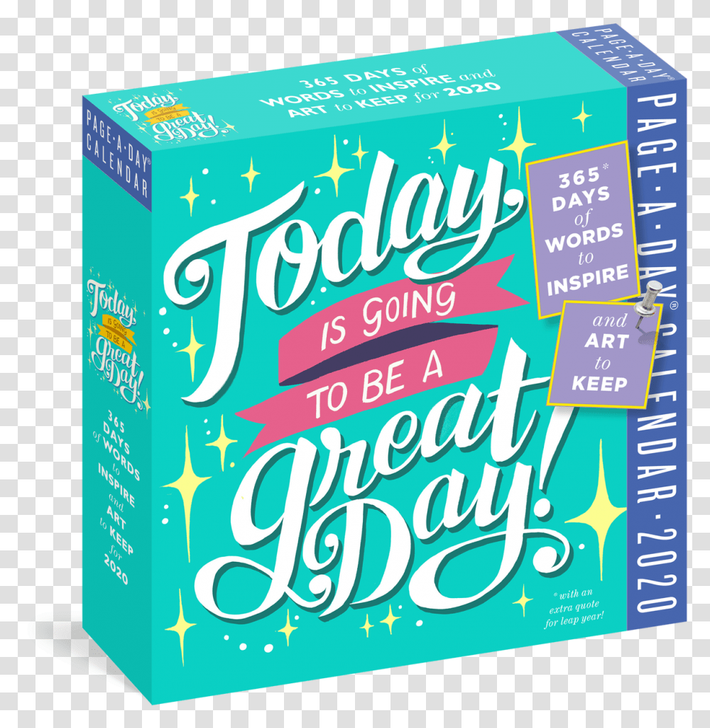 Today Is Going To Be A Great Day Wall Calendar 2019, Paper, Flyer, Poster, Advertisement Transparent Png