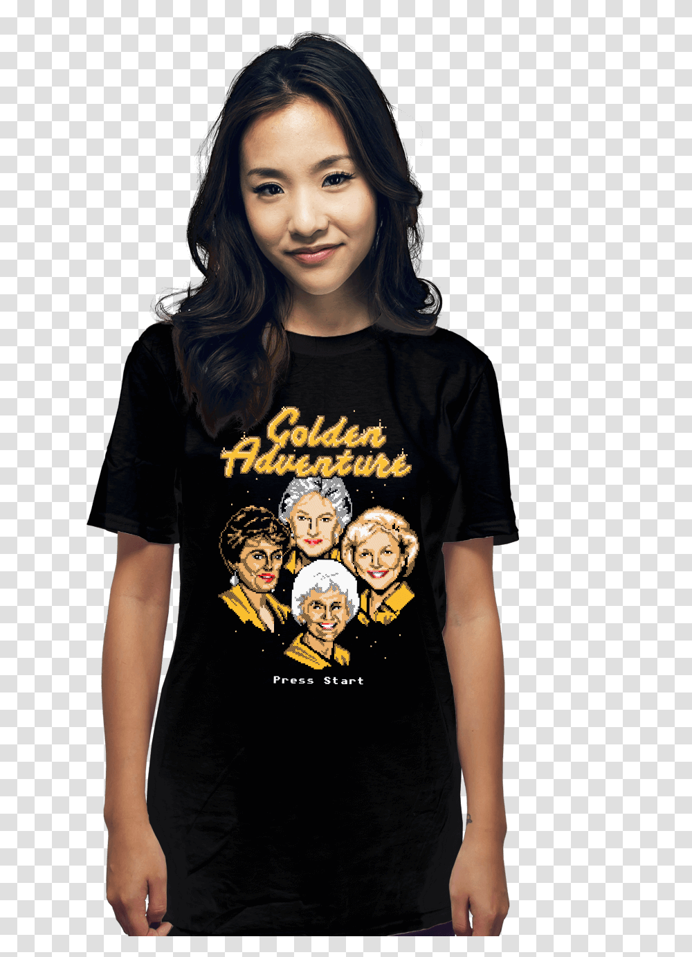 Today Only You Can Buy A Golden Girls Video Game T Shirt, Apparel, T-Shirt, Person Transparent Png