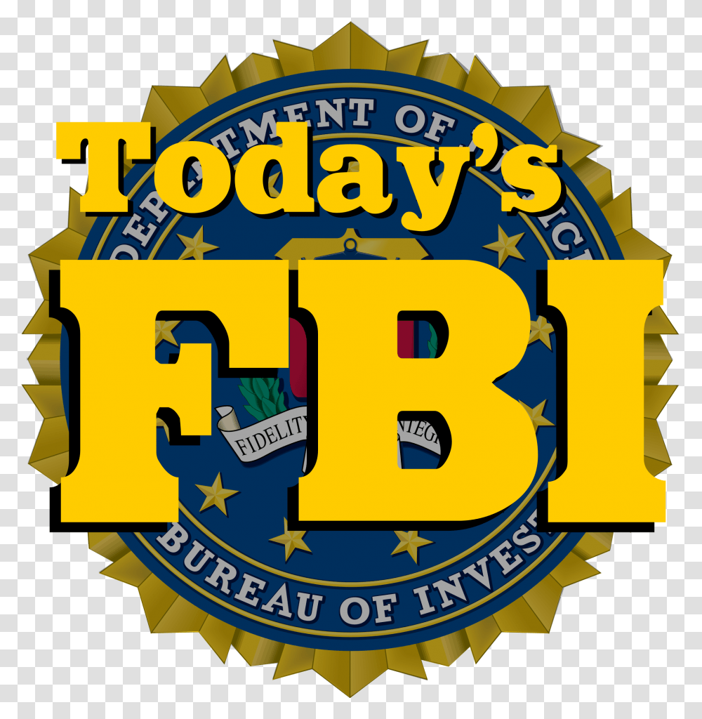 Todays Fbi Logo, Label, Number Transparent Png