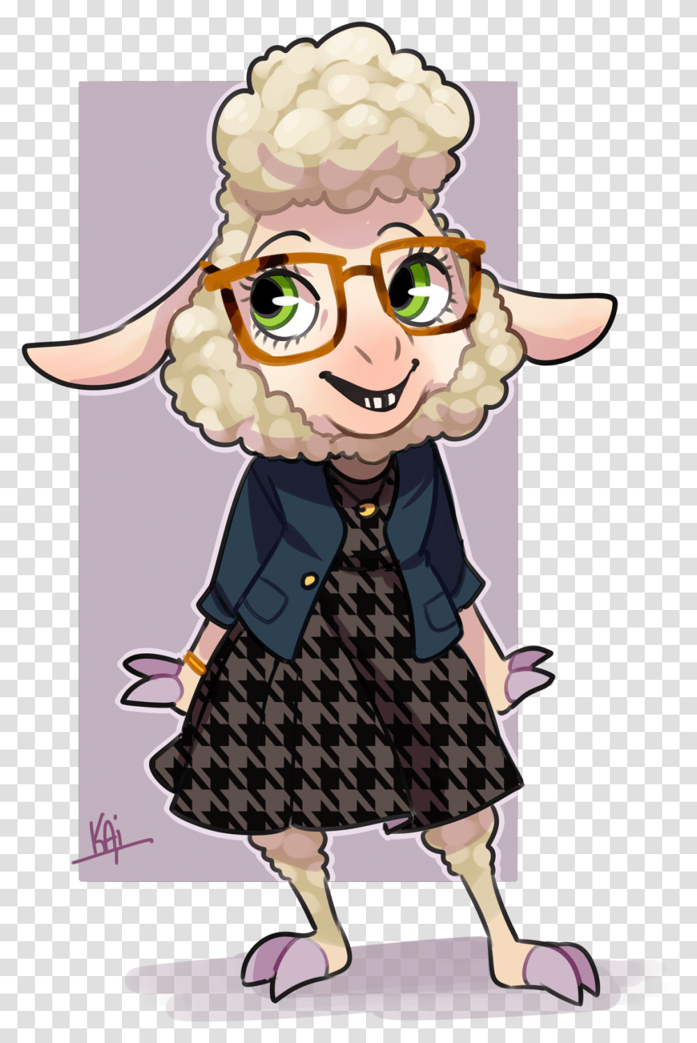 Todays Prompt For The 100 Day Drawing Challenge Is Zootopia Bellwether Drawing, Person, Female Transparent Png