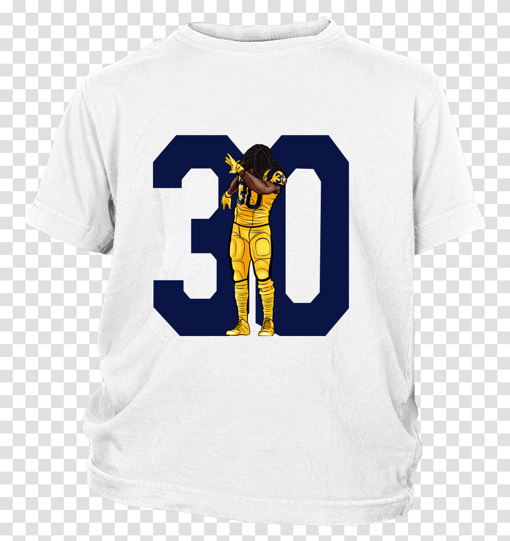 Todd Gurley Dab On Em Active Shirt, Apparel, Person, Human Transparent Png