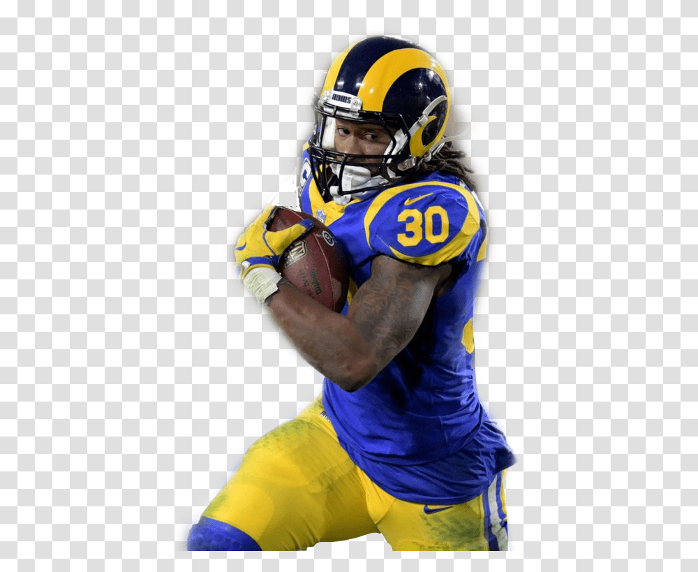 Todd Gurley Rams Nfl Nfl Pictures Of Football Players, Clothing, Apparel, Helmet, Person Transparent Png