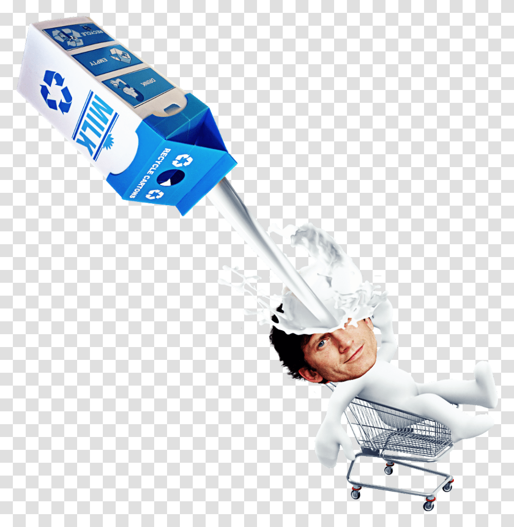 Toddhoward Shoppingcart Milk Winter Sport, Person, Human, Sweets, Food Transparent Png