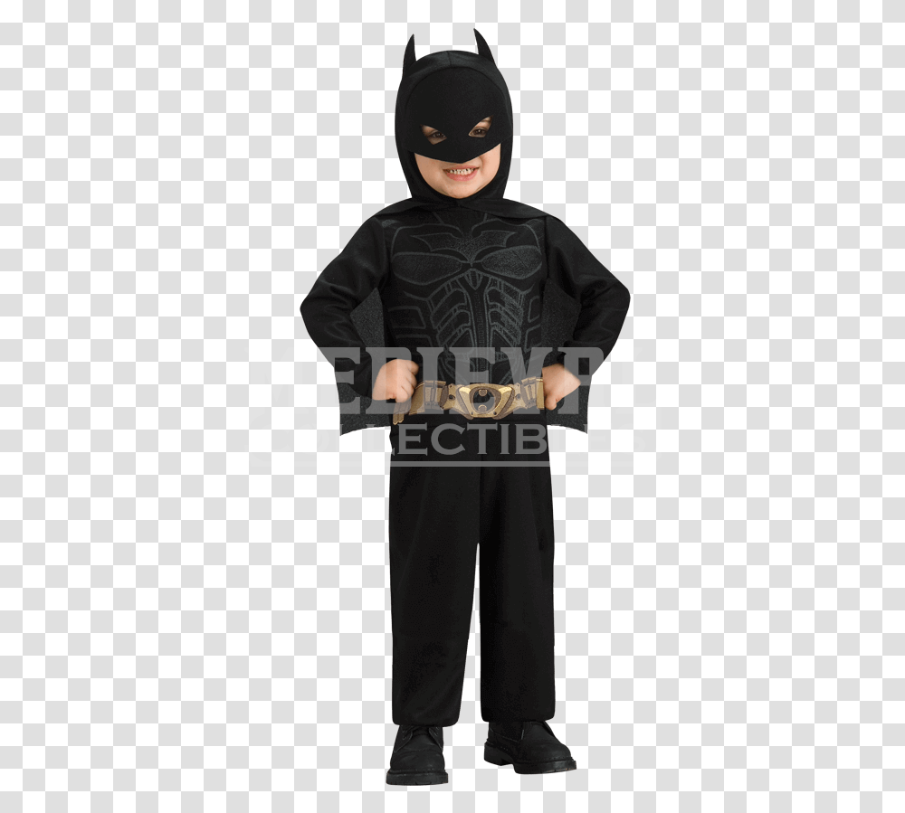 Toddler Dark Knight Rises Batman Costume Batman Kids Costumes, Person, Buckle, Sleeve Transparent Png
