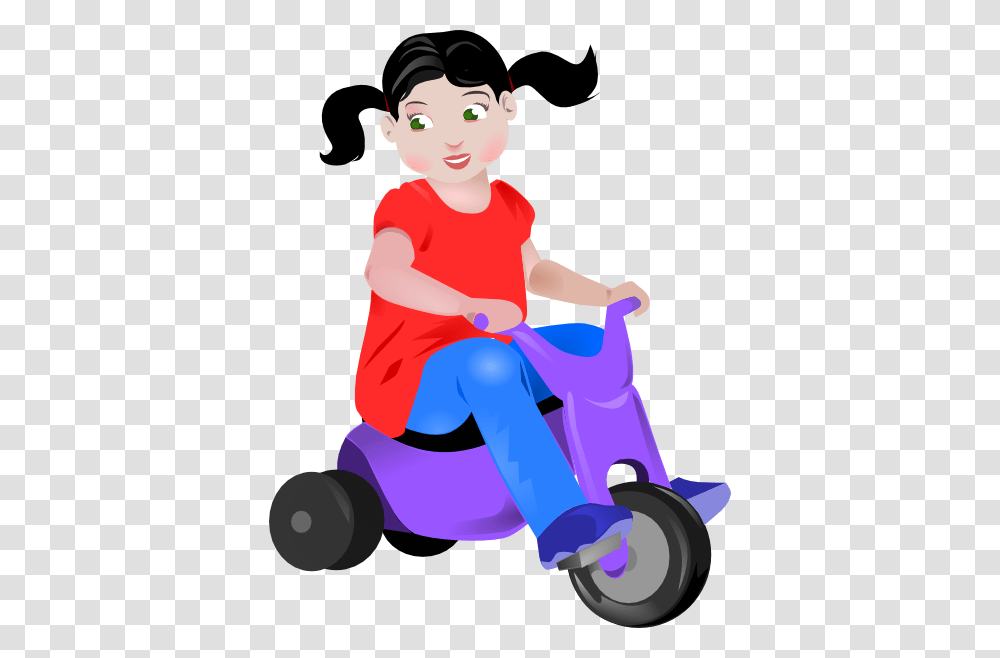 Toddler On Trike Clip Art, Toy, Person, Human, Transportation Transparent Png