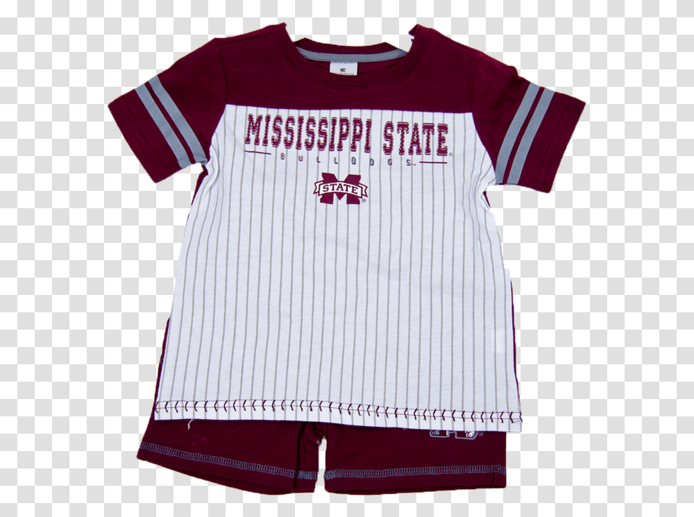 Toddler Striped Mississippi State Baseball Tee And Girl, Apparel, Shirt, Jersey Transparent Png
