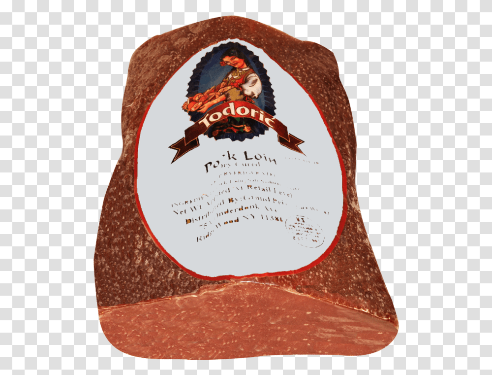 Todoric Smoked Pork Loin Get Hat, Text, Food, Ham Transparent Png