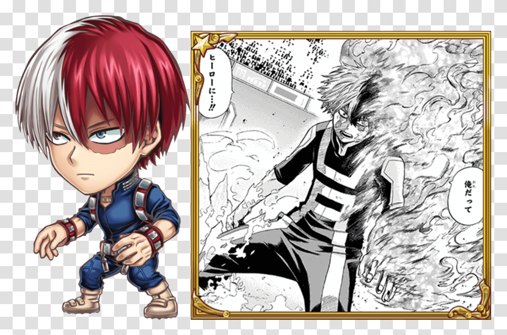 Todoroki, Comics, Book, Manga, Person Transparent Png