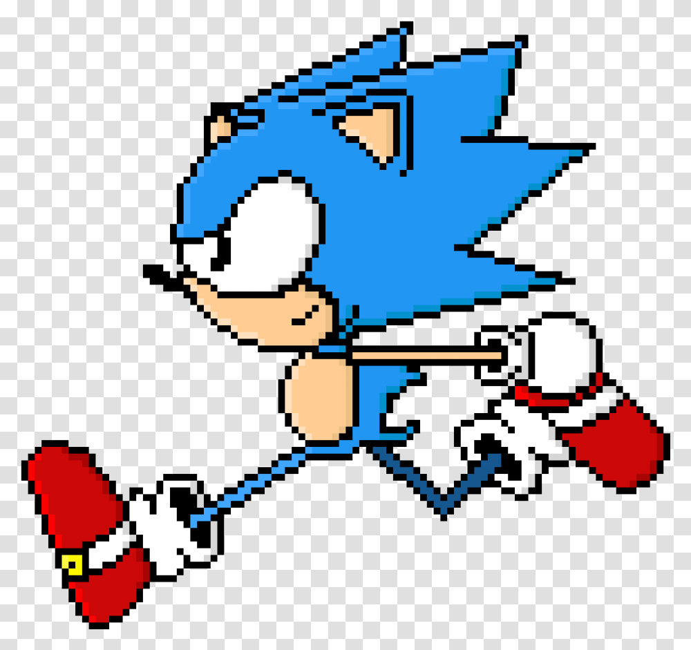 Toei Sonic Running Gif, Drawing Transparent Png