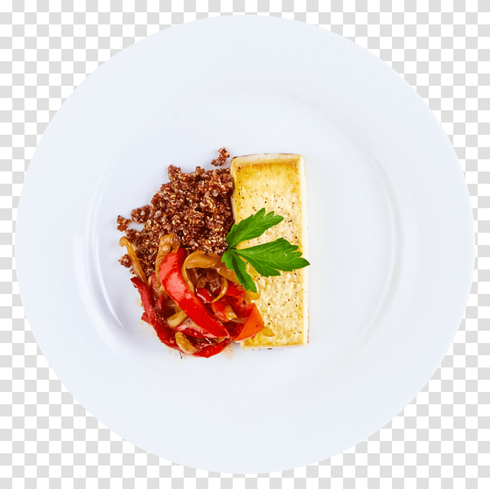 Tofu With Red Bell Pepper Yellow Onion Red Quinoa, Dish, Meal, Food, Culinary Transparent Png
