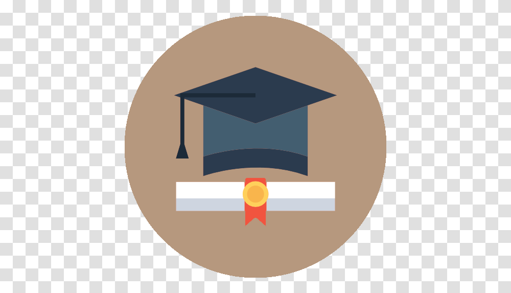 Toga Booking Graduation Cap In Circle Clipart, Label, Text, Mailbox, Letterbox Transparent Png