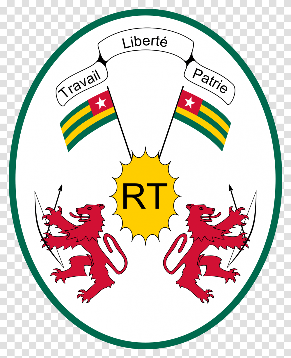 Togo Coat Of Arms, Label, Logo Transparent Png