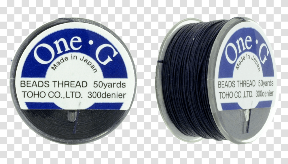 Toho One G Nylon Beading Thread Navy Blue 50 Yards Wire, Tape, Reel Transparent Png