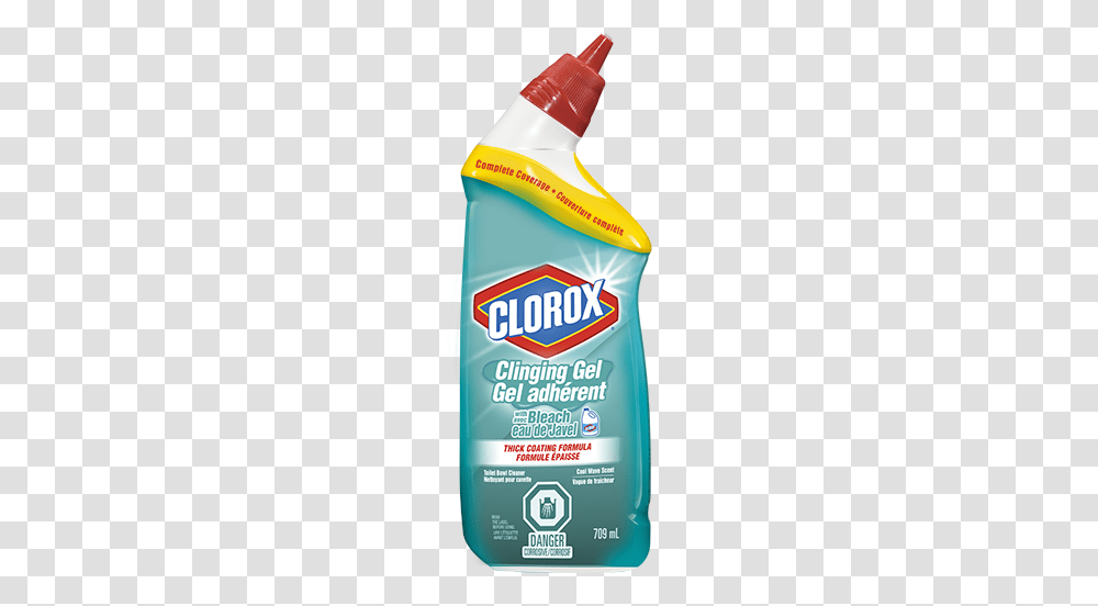 Toilet Bowl Cleaner Clinging Gel With Bleach, Bottle, Cosmetics, Plant, Food Transparent Png