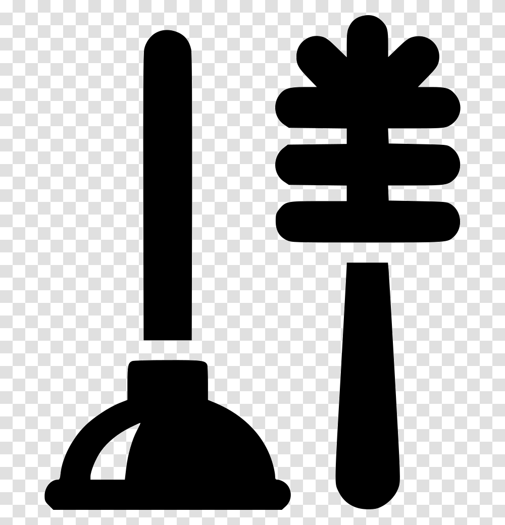 Toilet Brush, Silhouette Transparent Png