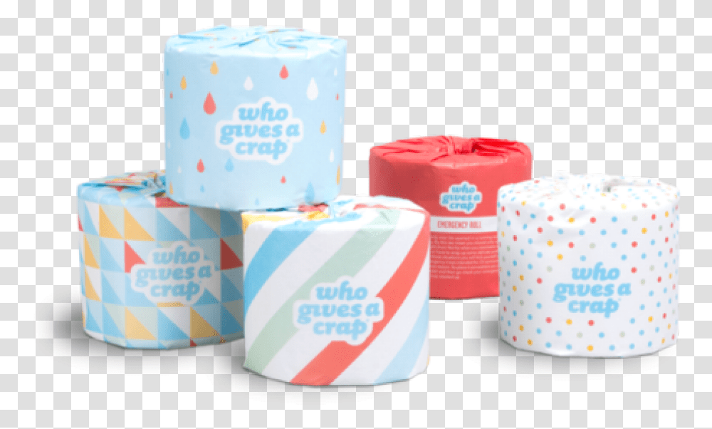 Toilet Paper Who Gives A Crap Gives A Crap Toilet Rolls, Towel, Paper Towel, Tissue, Birthday Cake Transparent Png
