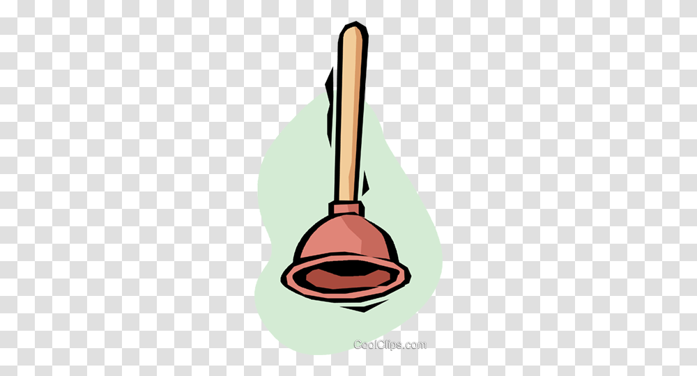 Toilet Plunger Royalty Free Vector Clip Art Illustration, Cowbell, Musical Instrument, Tool, Broom Transparent Png